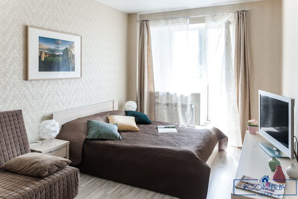 Квартира на сутки в Минске на улице Заславская, 12 спальня