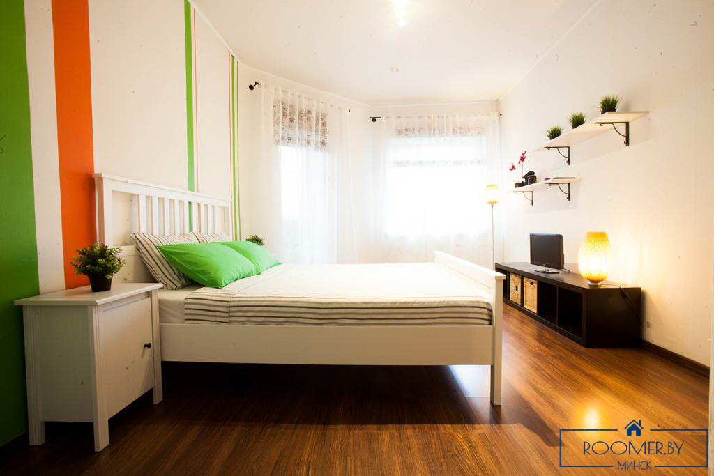 Квартира на сутки в Минске на проспекте Победителей, 3 спальня