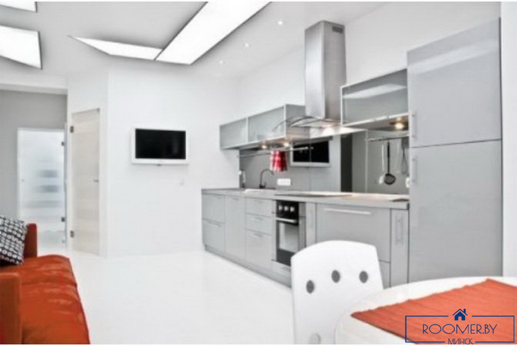 Квартира на сутки в Минске на улице Романовская Слобода, 16 кухня