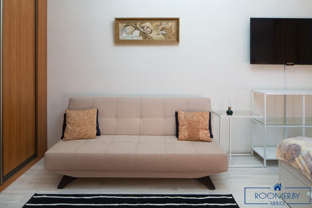 Квартира на сутки в Минске на проспекте Победителей, 57 гостиная