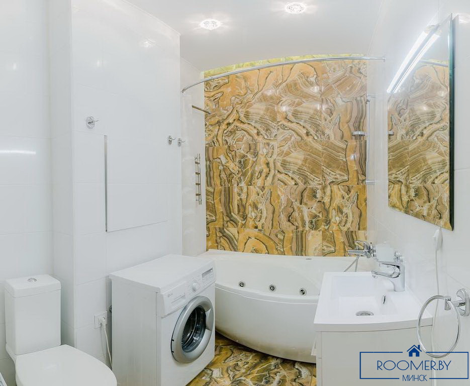 Квартира на сутки в Минске на улица Кальварийская, 16 ванная комната