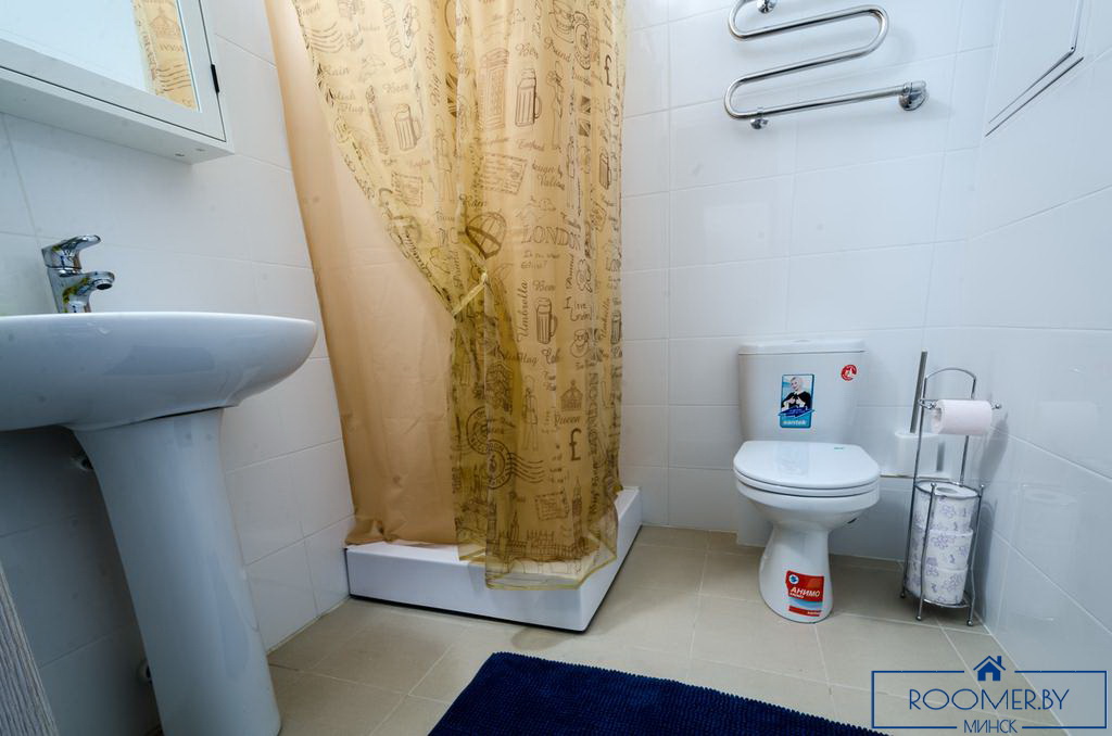 Квартира на сутки в Минске на проспекте Победителей, 43 ванная комната