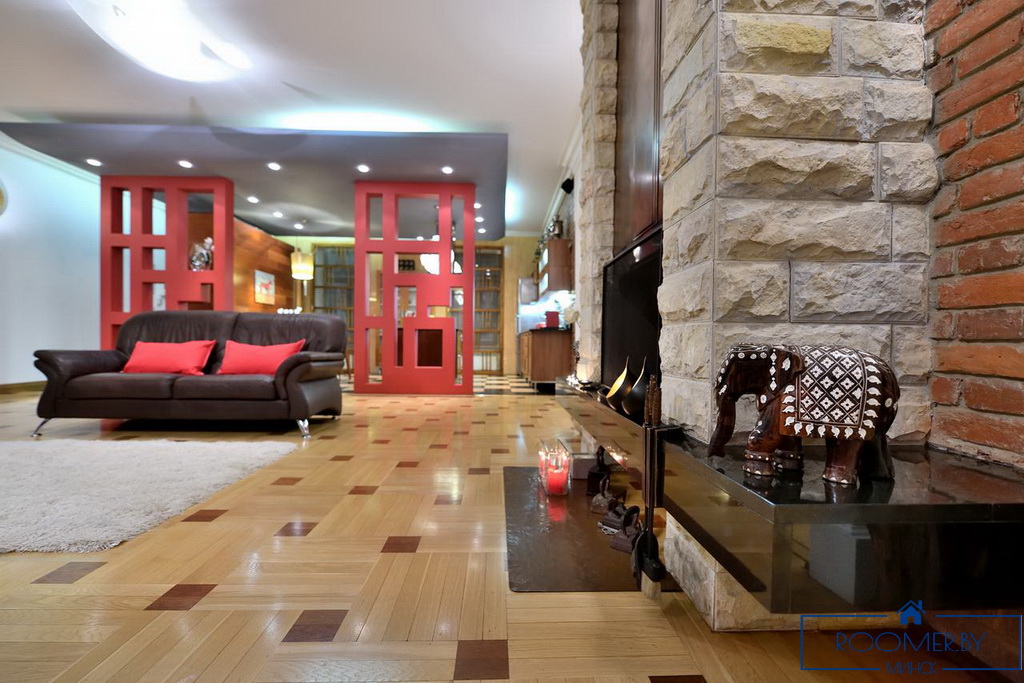 Квартира на сутки в Минске возле метро Площадь Победы гостиная