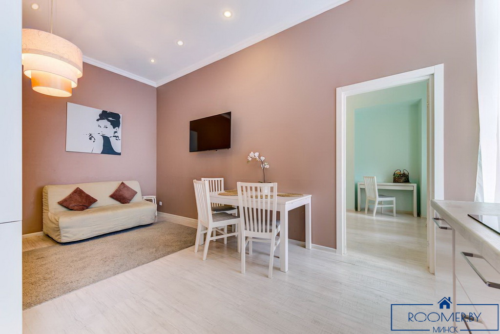 Квартира на сутки в Минске на улице Димитрова, 5 гостиная