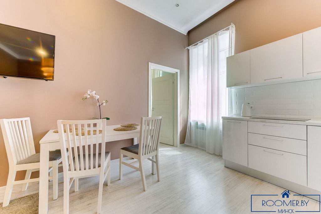 Квартира на сутки в Минске на улице Димитрова, 5 кухня