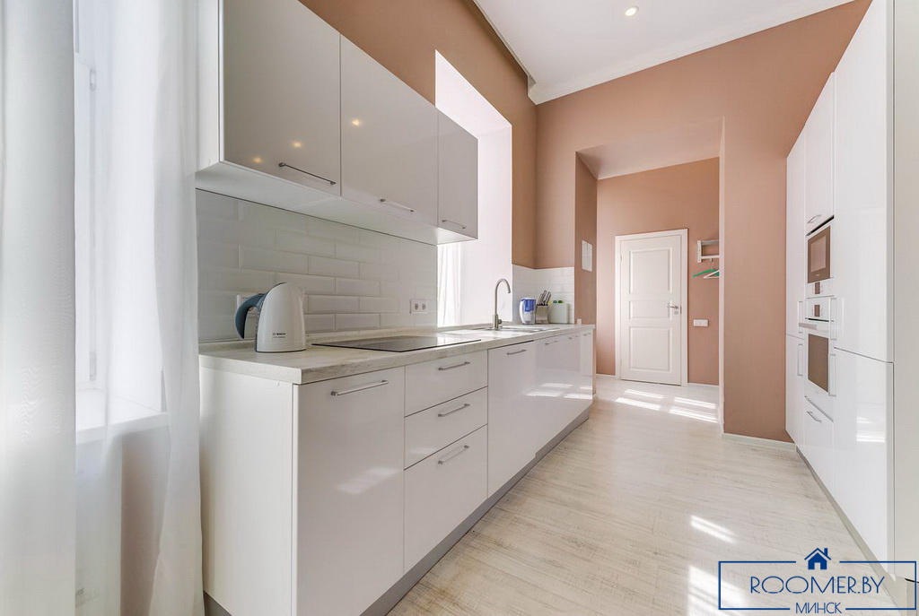 Квартира на сутки в Минске на улице Димитрова, 5 кухня