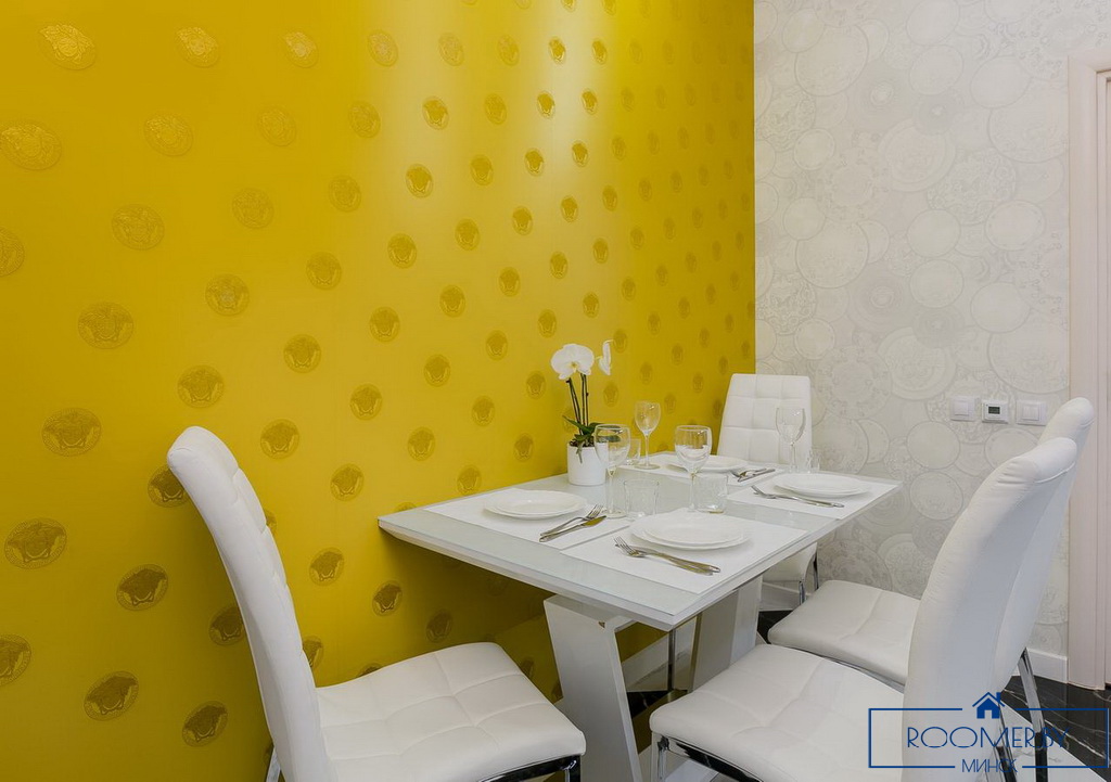 Квартира на сутки в Минске возле метро Немига кухня