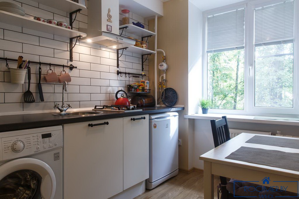 Однокомнатная квартира в Минске на сутки Грибоедова кухня