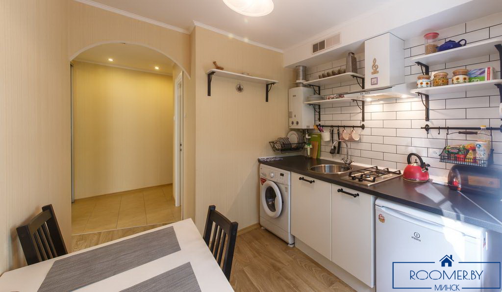Однокомнатная квартира в Минске на сутки Грибоедова кухня