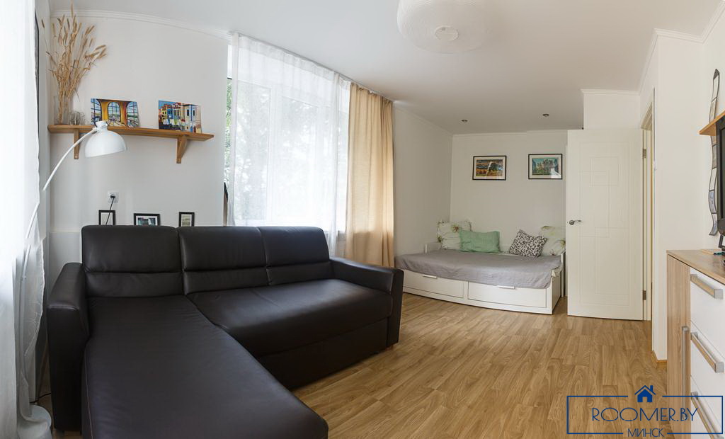 Однокомнатная квартира в Минске на сутки Грибоедова спальня