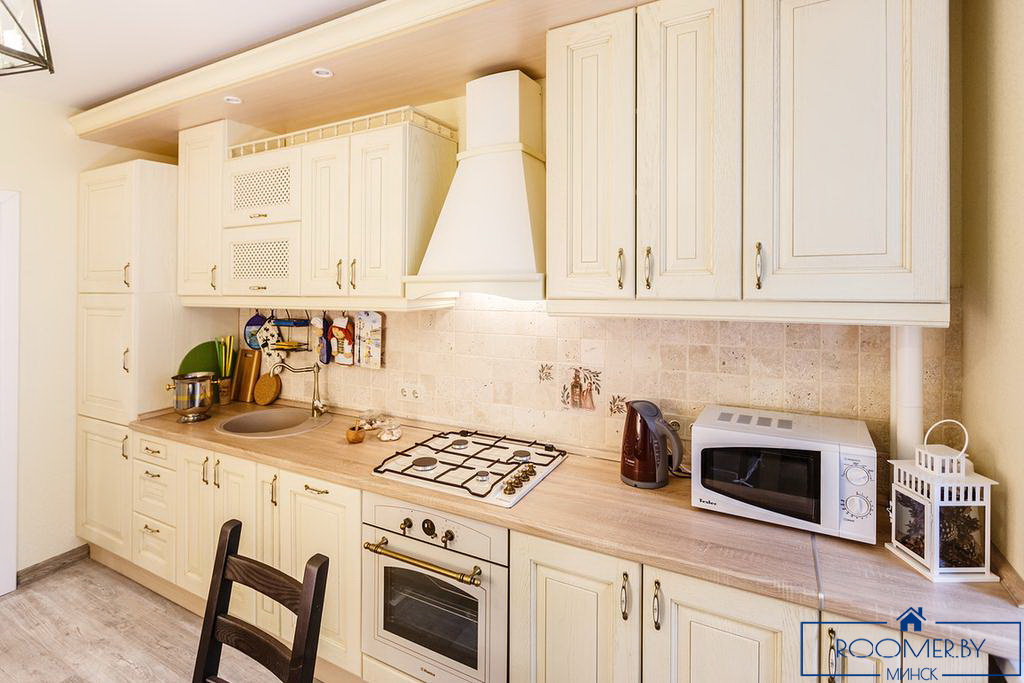 Однокомнатная квартира на сутки в Минске Киселева кухня