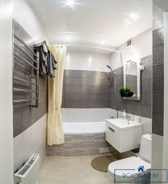 Однокомнатная квартира на сутки в Минске Киселева ванна