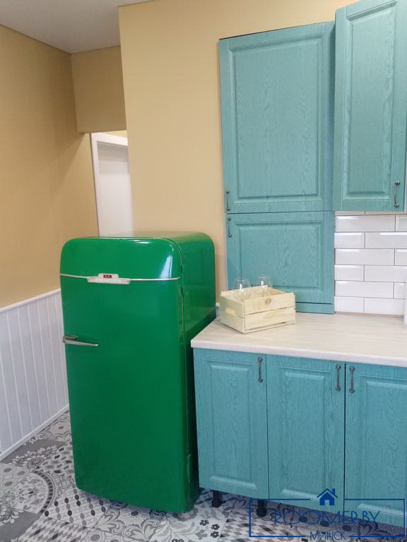 Однокомнатная квартира на сутки Машерова кухня