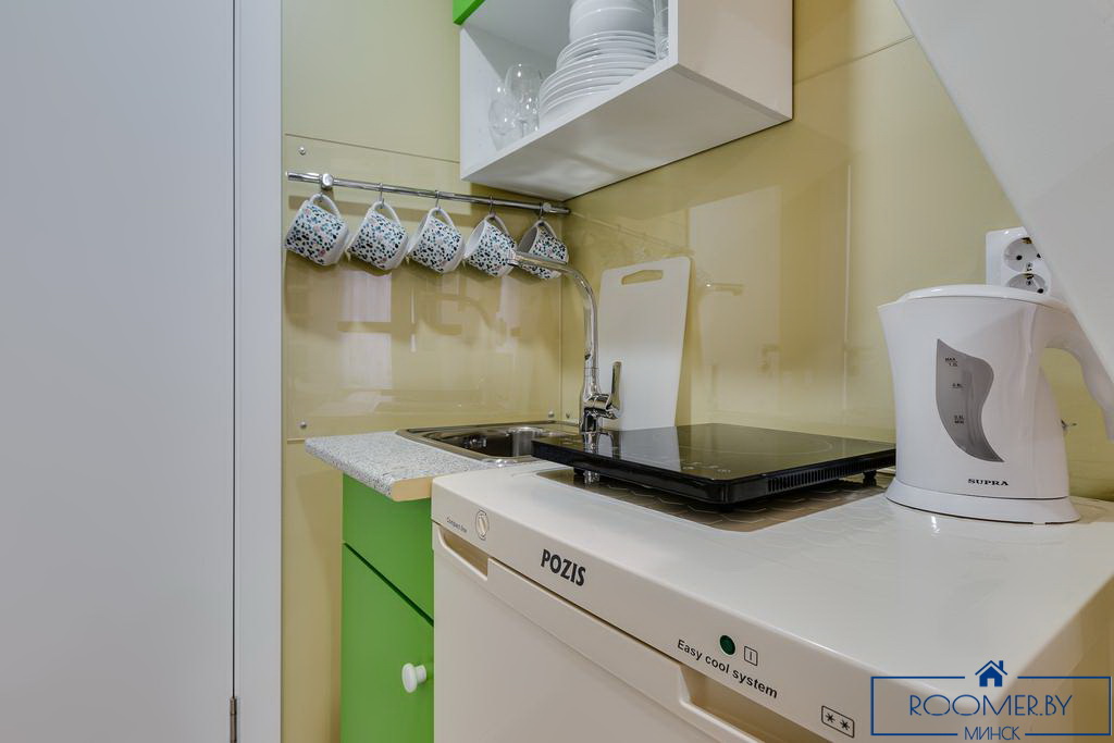 Квартира на сутки в Минске возле метро Институт Культуры кухня