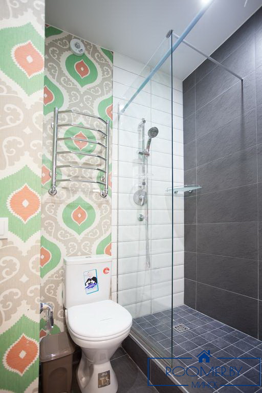 Однокомнатная квартира по адресу ул Киселева, 10 душевая