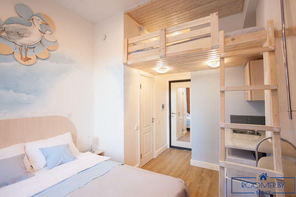 Однокомнатная квартира по адресу ул Киселева, 10 спальня