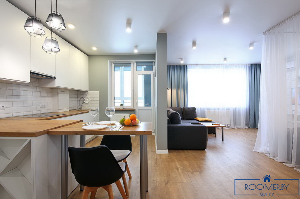 Квартира на сутки в минске по ул. Сторожевская, 8 кухня