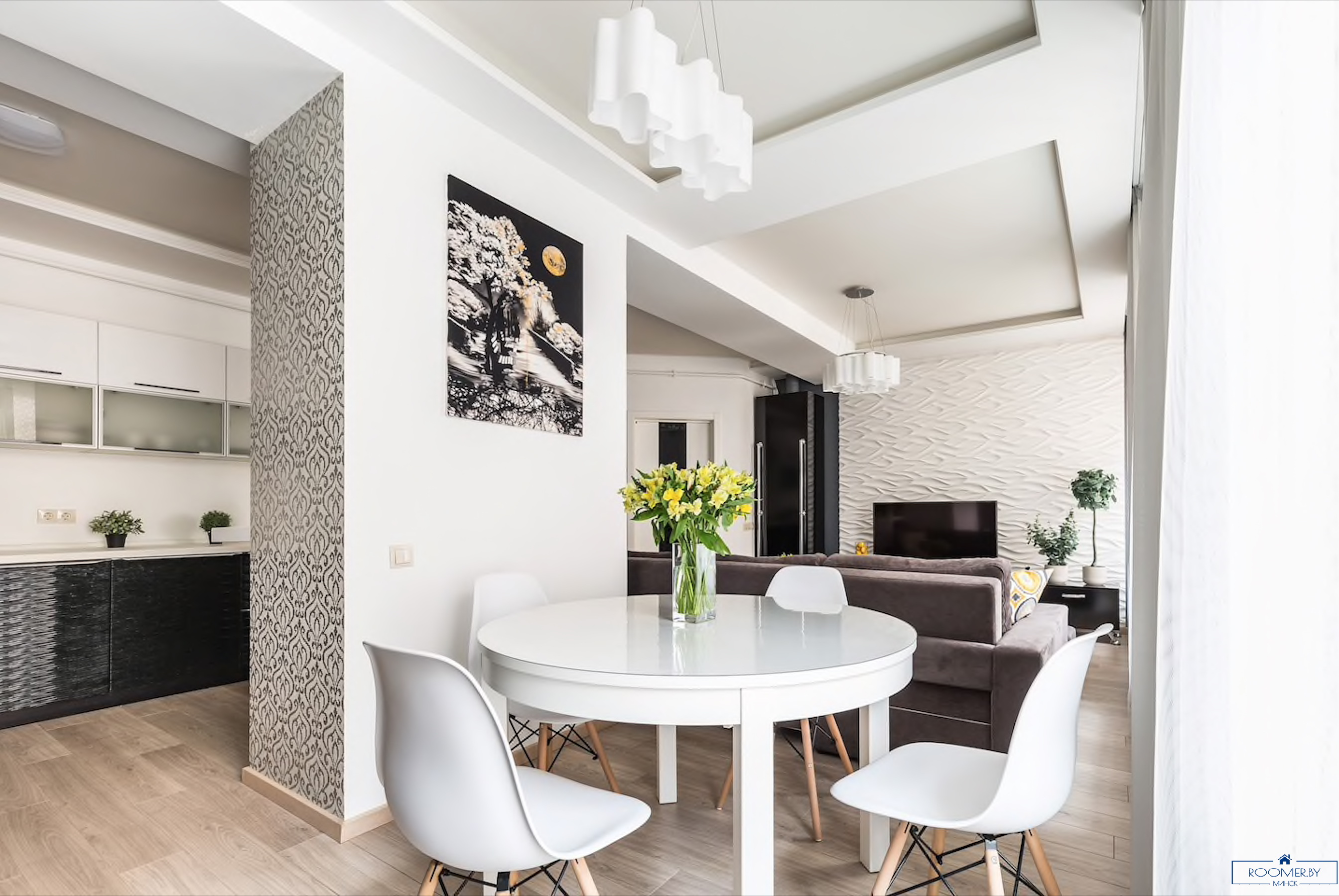 Пятикомнатная квартира на сутки Минск Сторожевская, 6 кухня