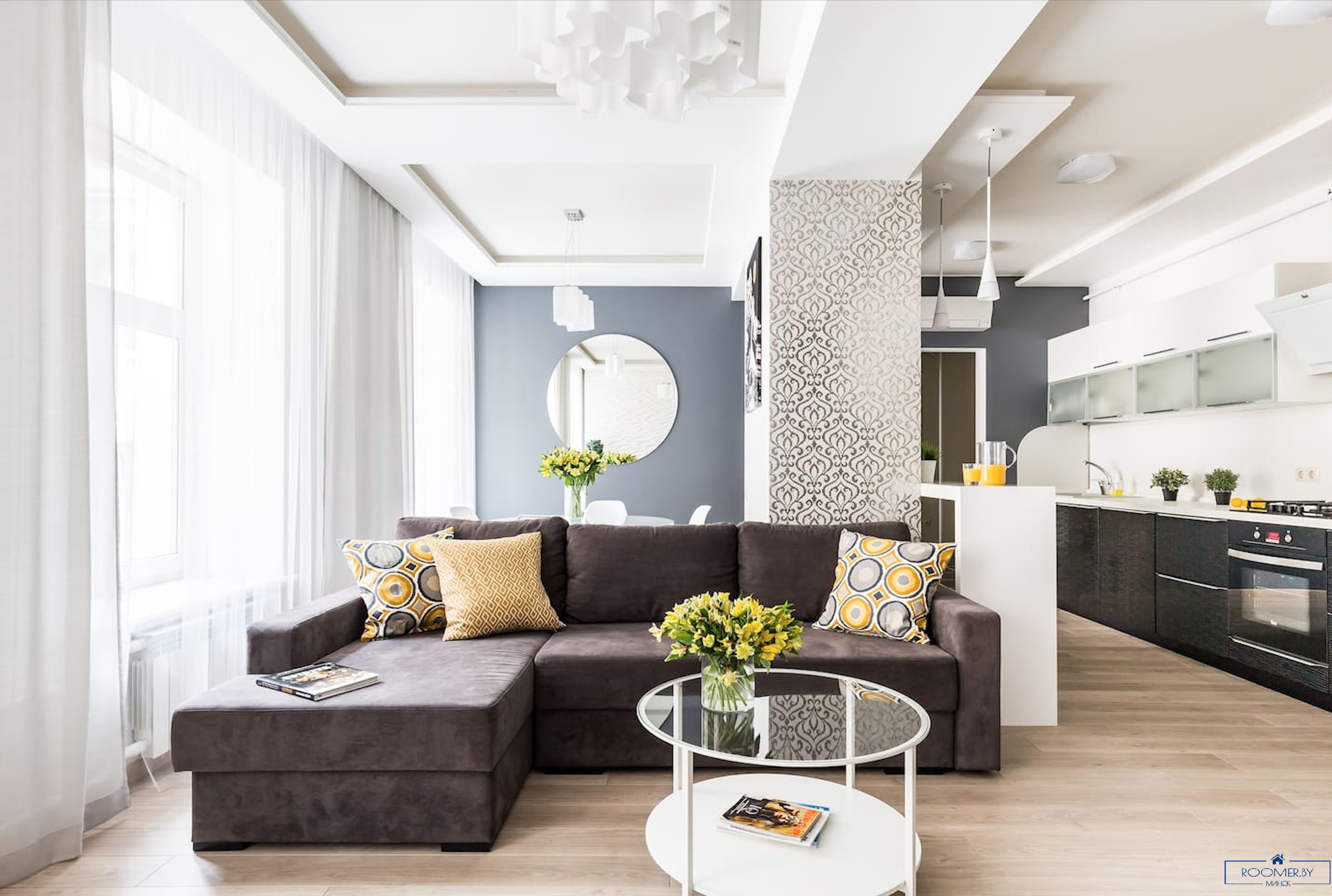 Пятикомнатная квартира на сутки Минск Сторожевская, 6 кухня