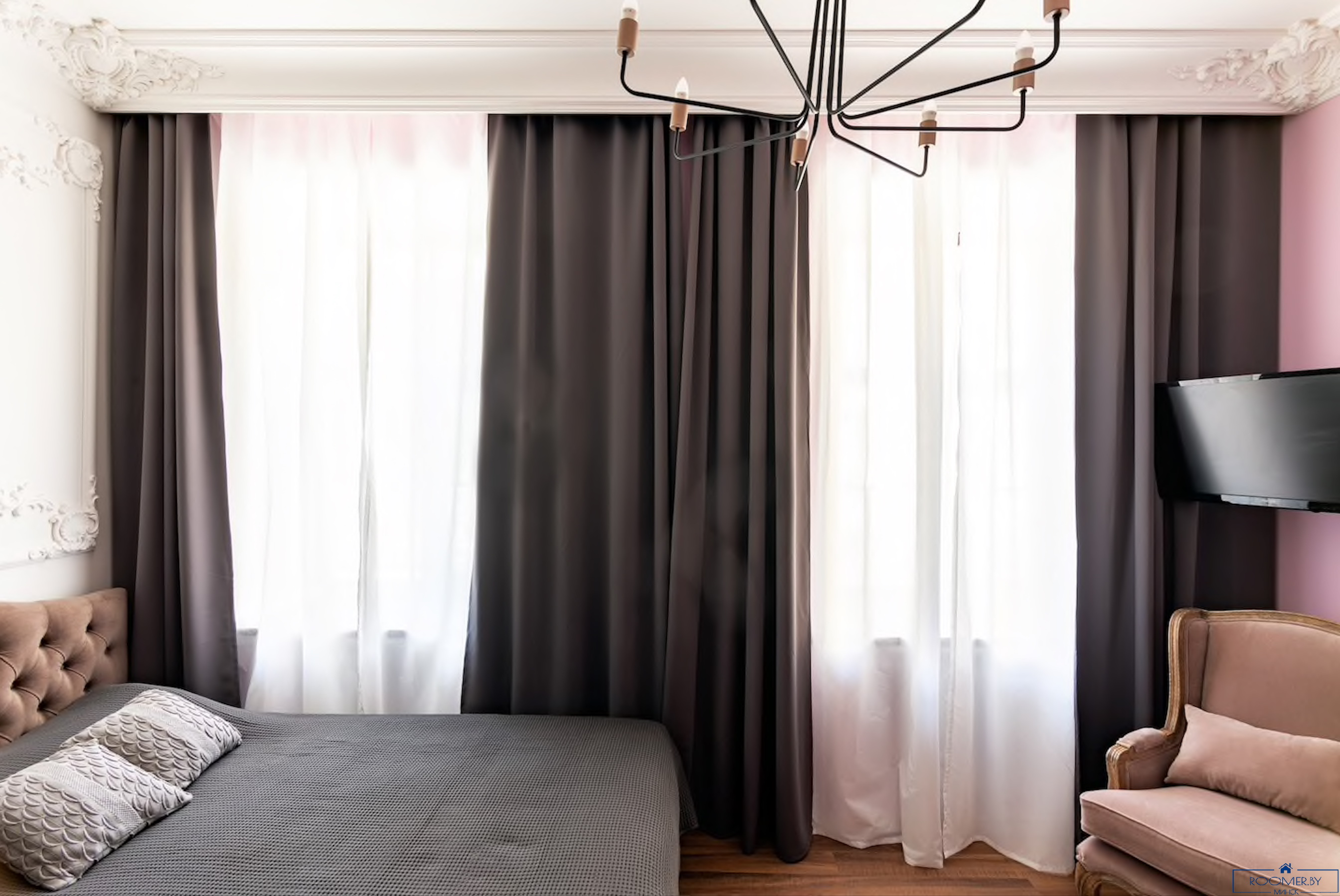 Трехкомнатная квартира на сутки Минск Сторожевская, 8 спальня