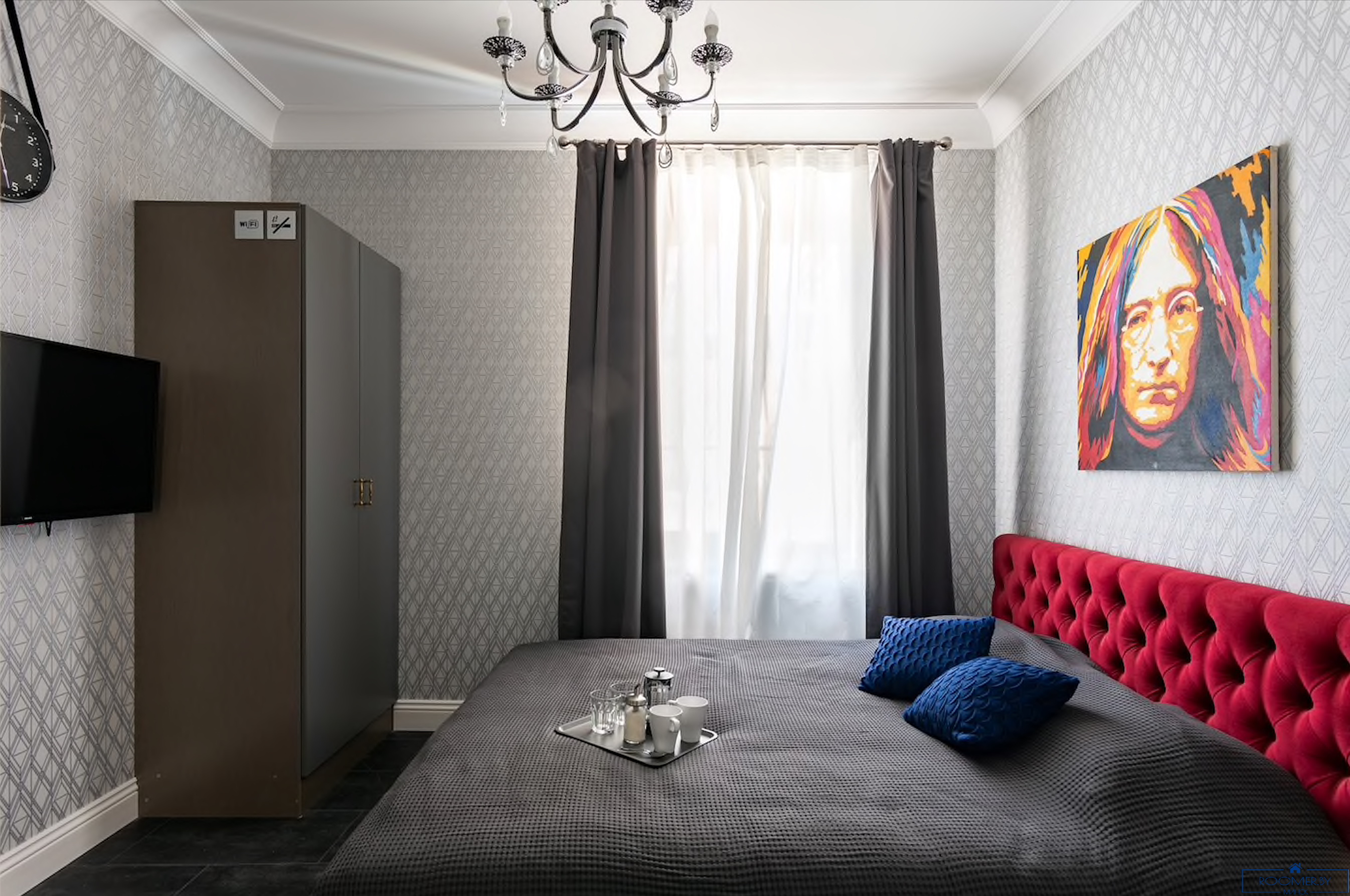 Трехкомнатная квартира на сутки Минск Сторожевская, 8 спальня