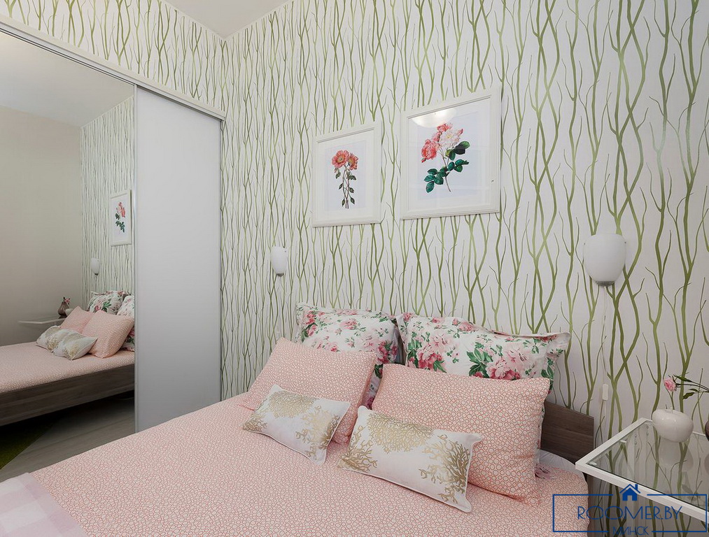 Квартира на сутки в Минске возле метро Немига спальня