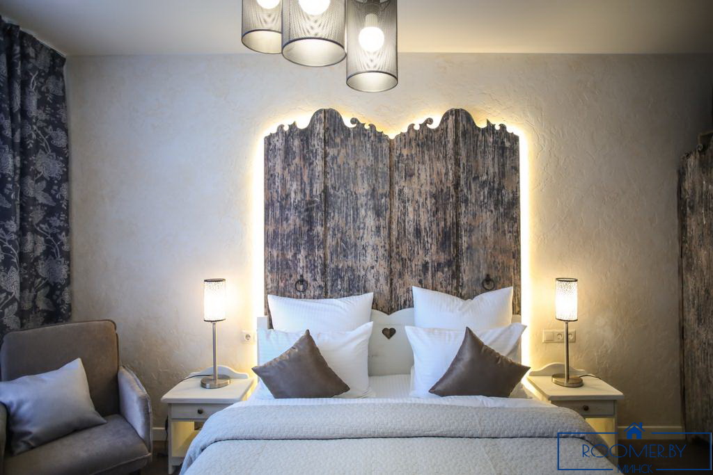 Квартира на сутки в Минске возле метро Немига спальня