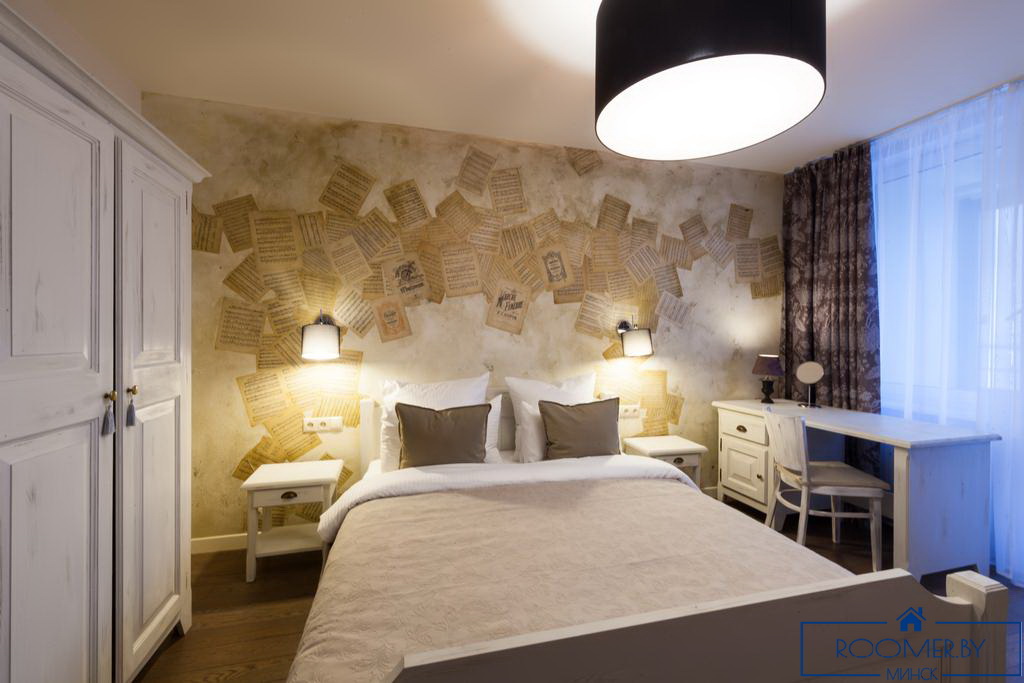 Квартира на сутки в Минске возле метро Немига спальня