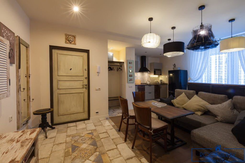 Квартира на сутки в Минске возле метро Немига гостиная