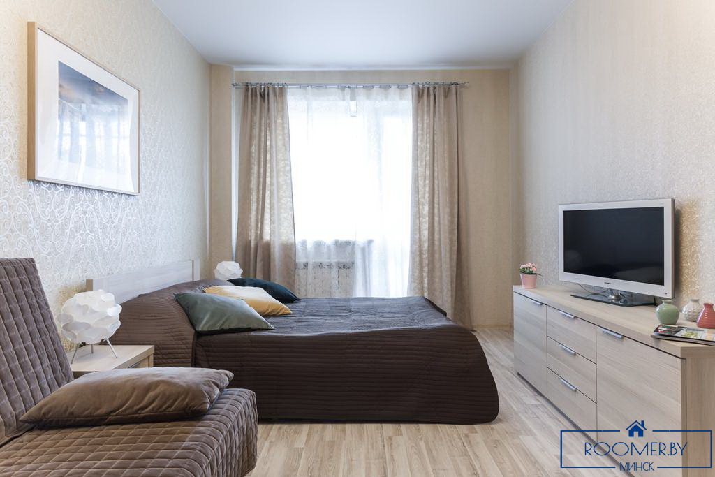 Квартира на сутки в Минске на улице Заславская, 12 спальня