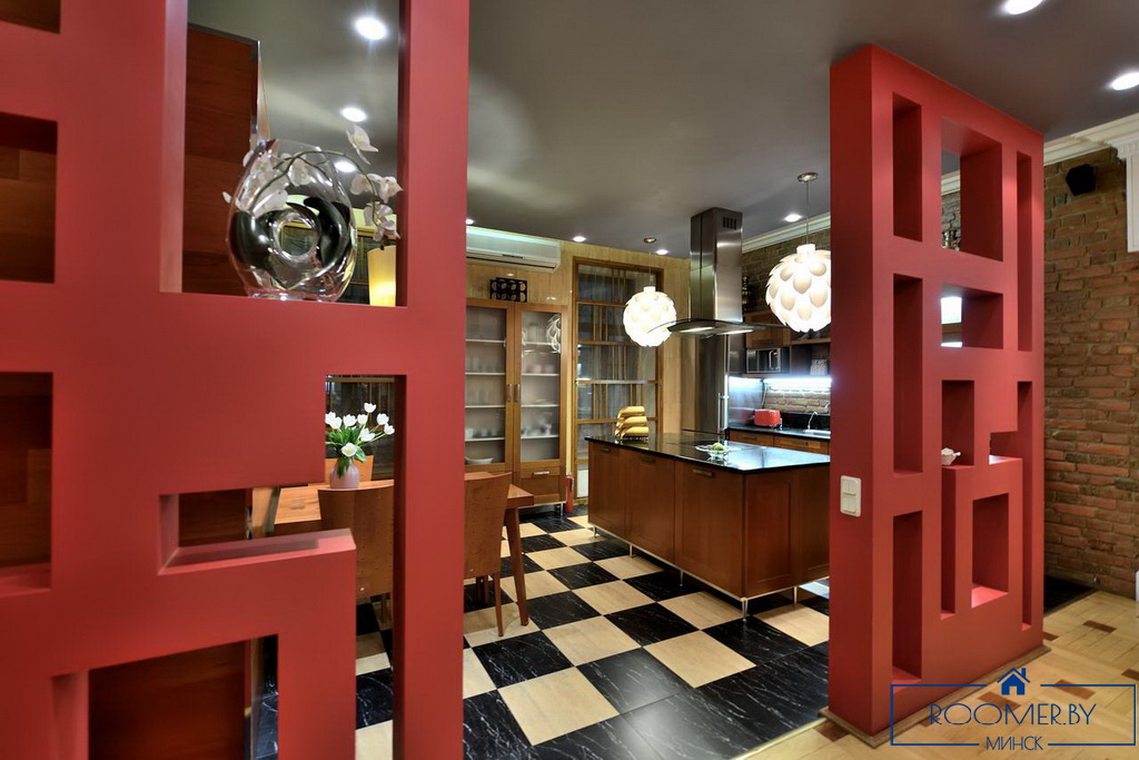 Квартира на сутки в Минске возле метро Площадь Победы гостиная