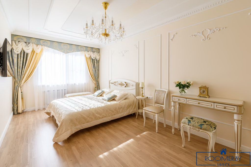 Квартира на сутки в Минске возле метро Немига спальня