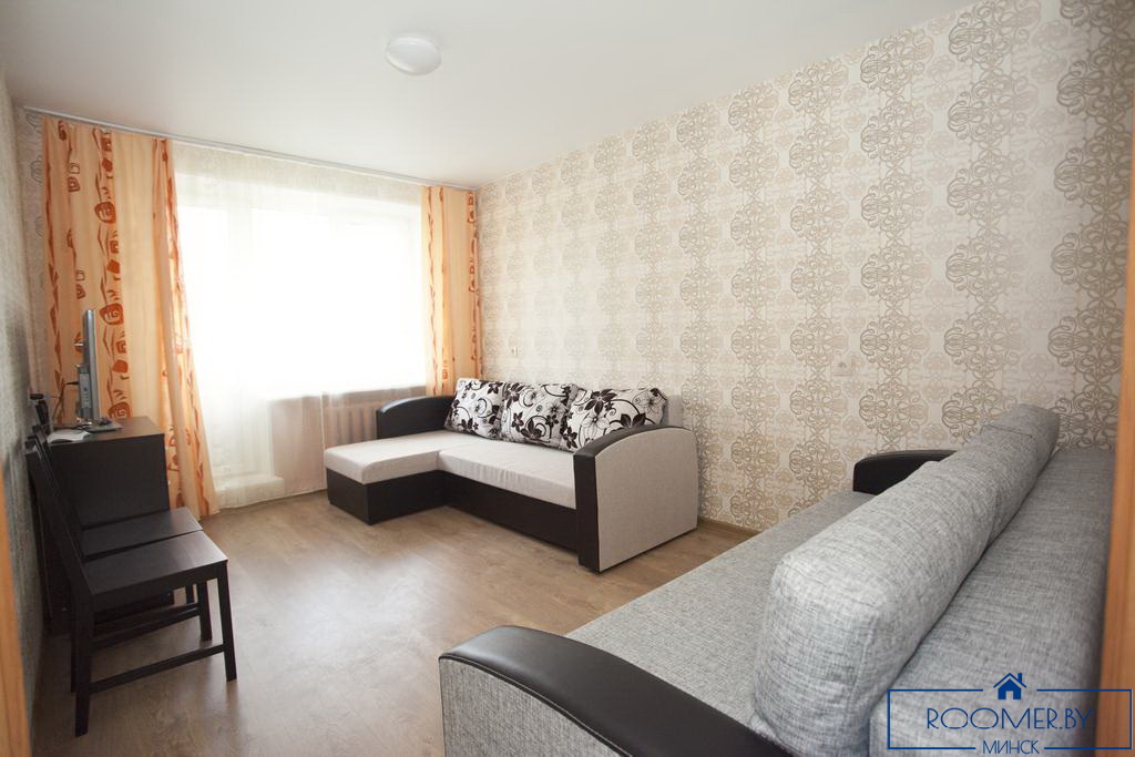 Двухкомнатная квартира на сутки Минск Заславская спальня