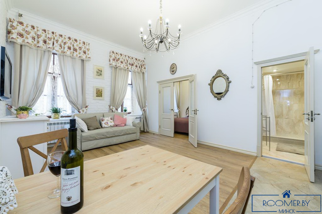 Квартира на сутки в Минске на улице Богдановича, 23 гостиная