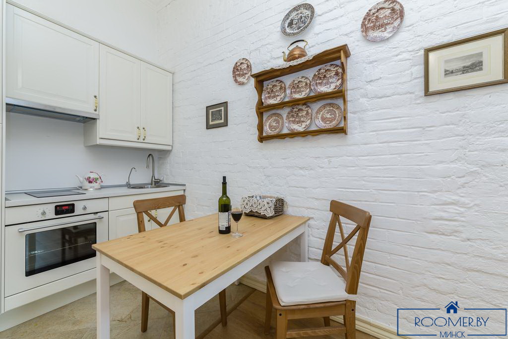 Квартира на сутки в Минске на улице Богдановича, 23 кухня
