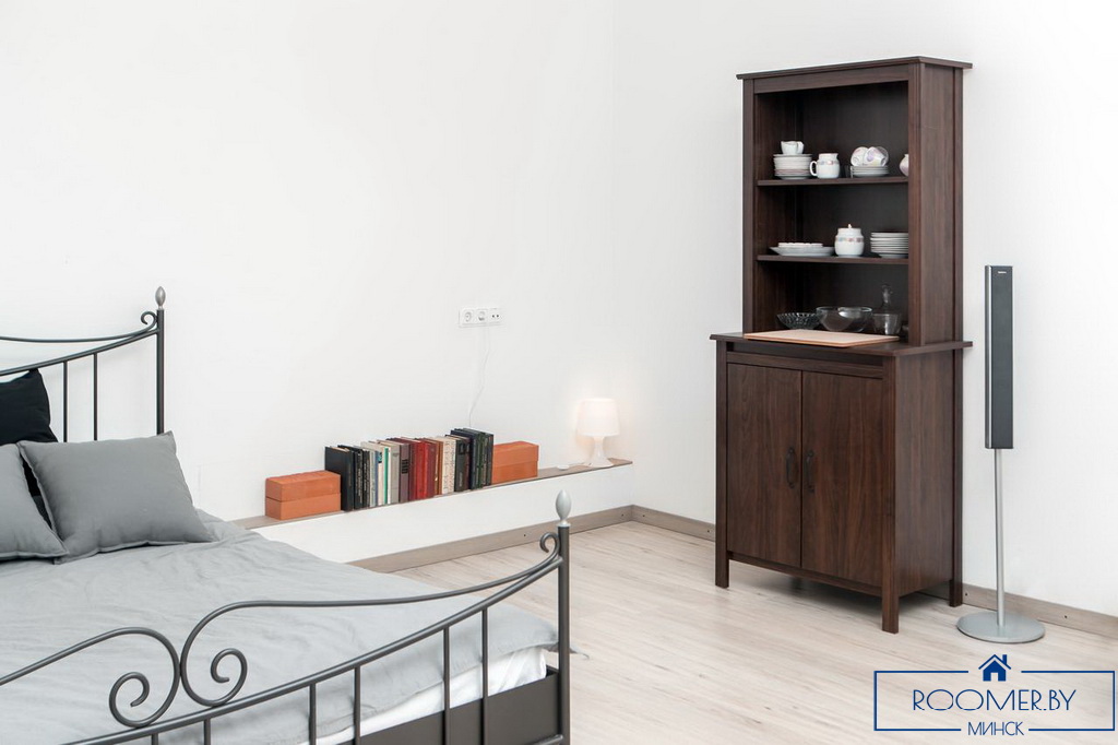 Квартира на сутки в Минске возле метро Немига спальня