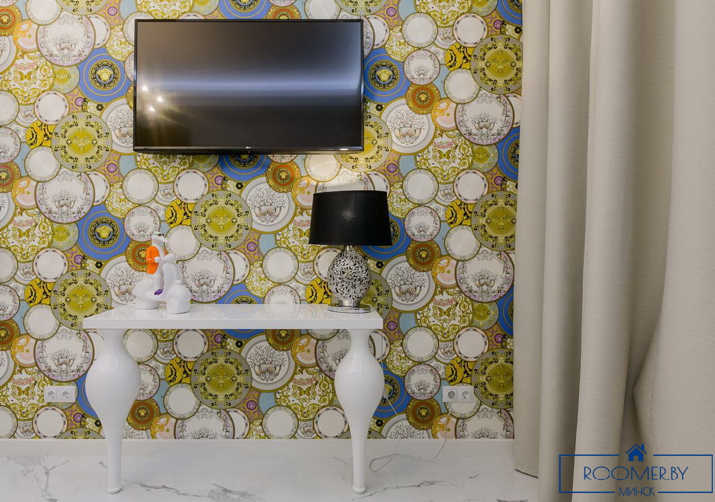 Квартира на сутки в Минске возле метро Немига гостиная