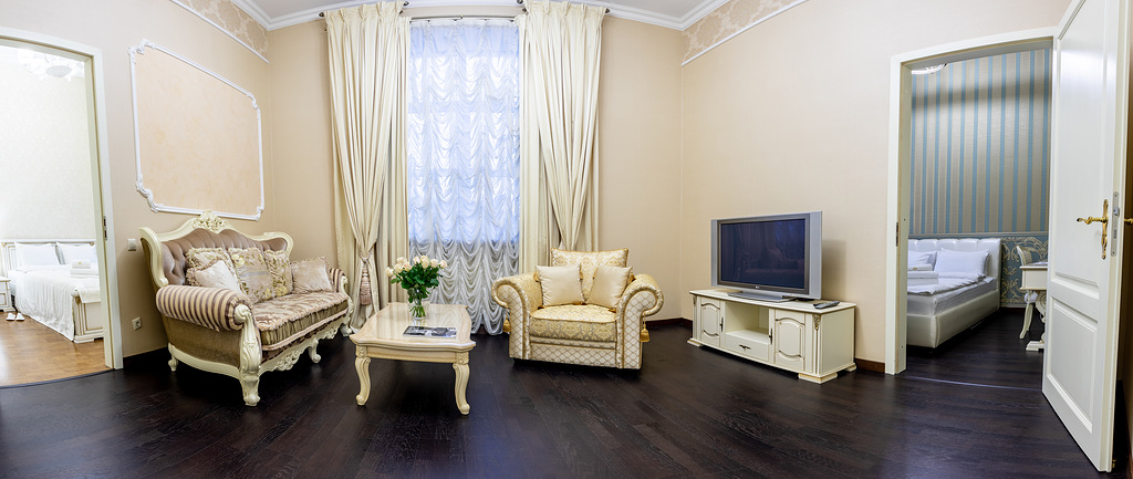 Трехкомнатная квартира на Ленина, 6 на сутки гостиная