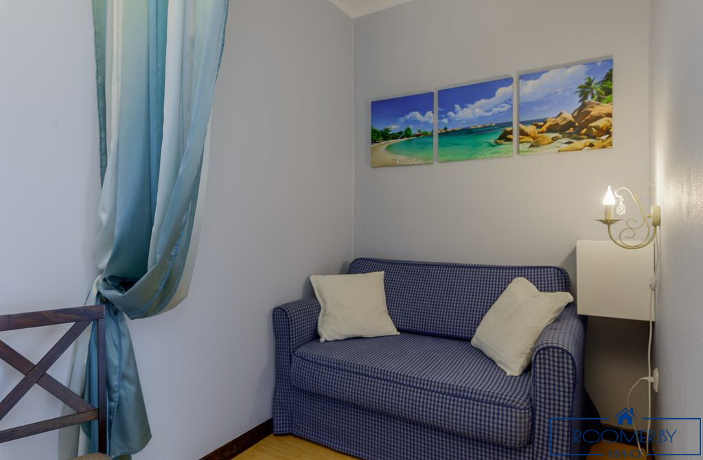 Однокомнатная квартира на сутки Минск Димитрова спальня