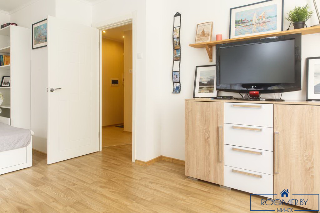 Однокомнатная квартира в Минске на сутки Грибоедова спальня