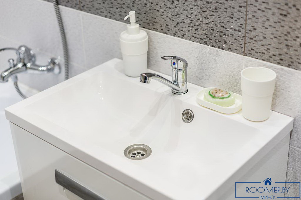 Однокомнатная квартира на сутки в Минске Киселева ванна