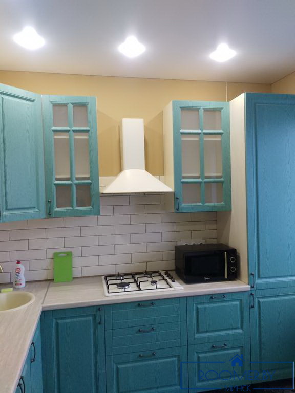 Однокомнатная квартира на сутки Машерова кухня