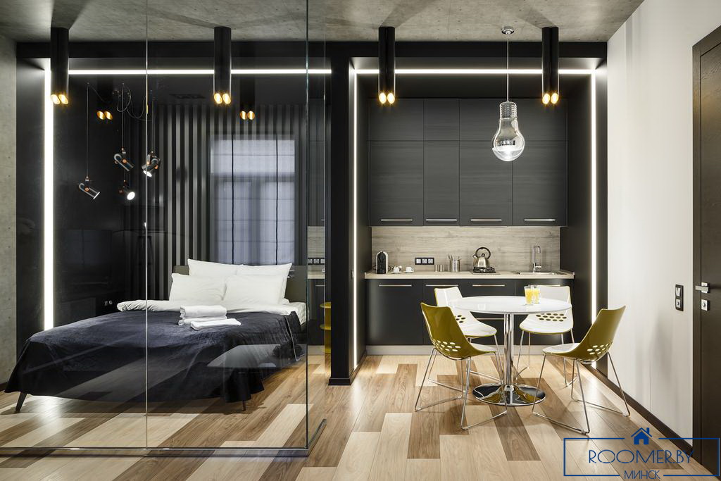 Однокомнатная квартира по адресу улица Богдановича, 23 спальня