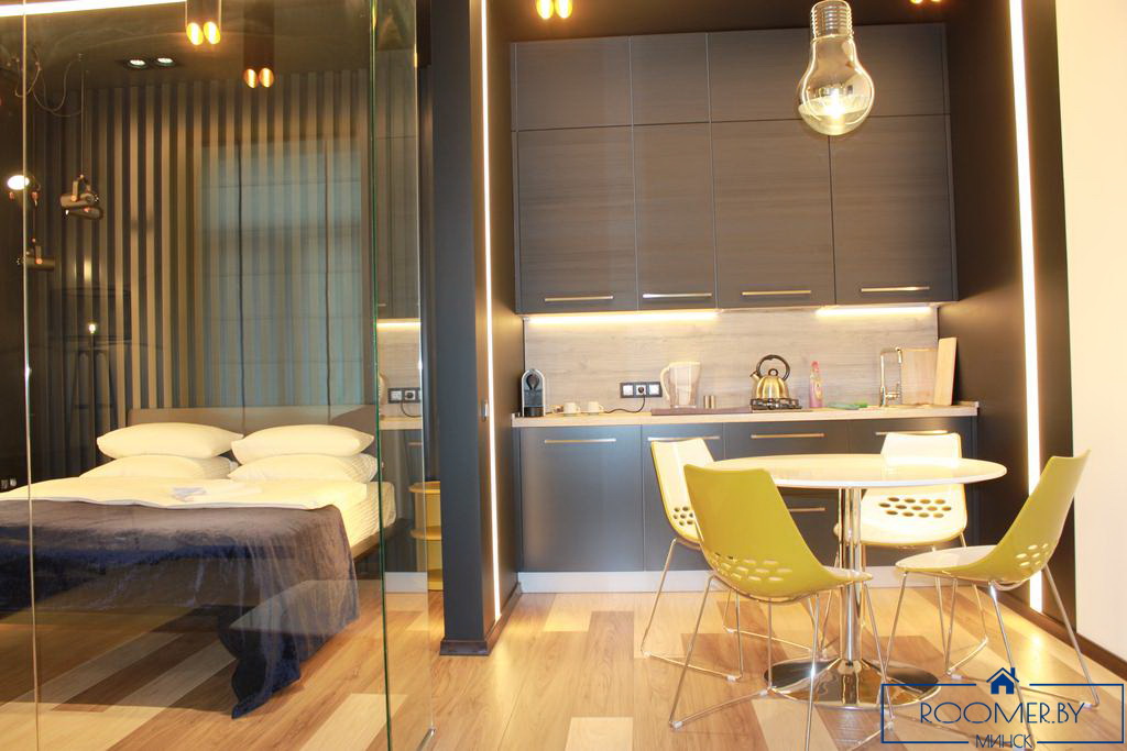 Однокомнатная квартира по адресу улица Богдановича, 23 спальня