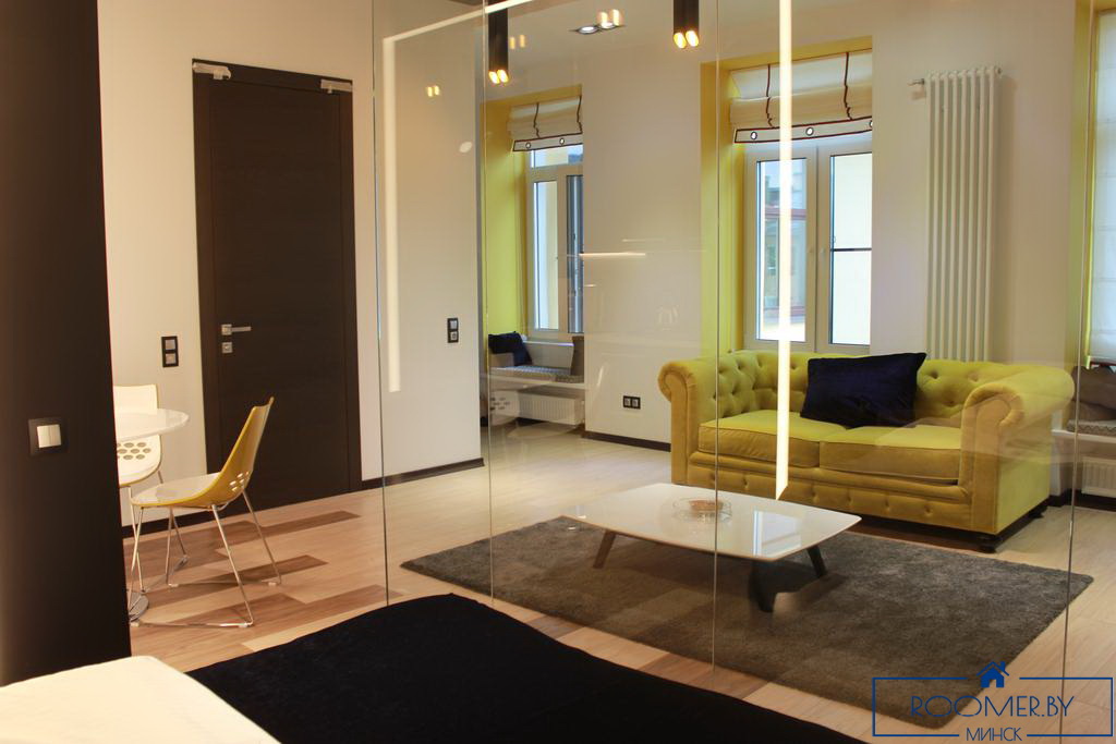 Однокомнатная квартира по адресу улица Богдановича, 23 спальня