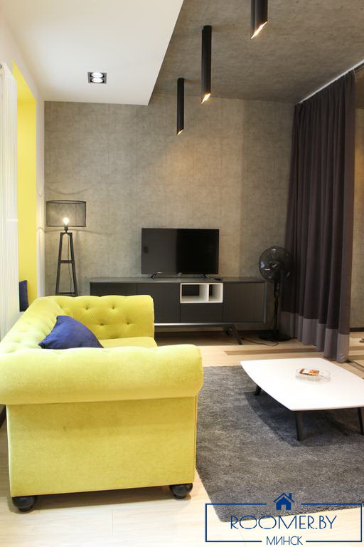 Однокомнатная квартира по адресу улица Богдановича, 23 гостиная