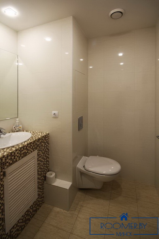 Квартира на сутки в Минске возле метро Молодежная ванна