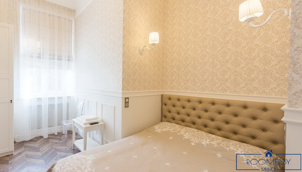 Квартира на сутки в Минске возле метро Купаловская спальня