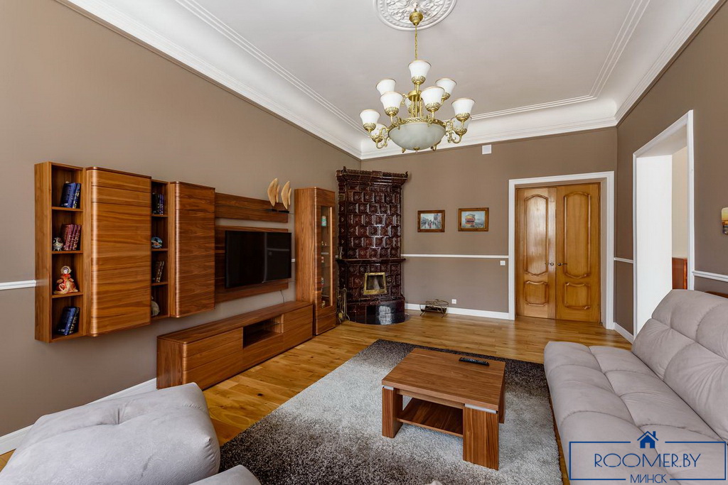 Квартира на сутки в Минске возле метро Немига гостиная