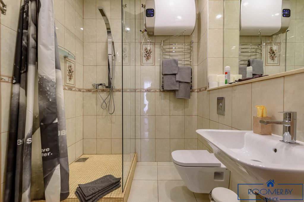 Квартира на сутки в Минске возле метро Немига ванна